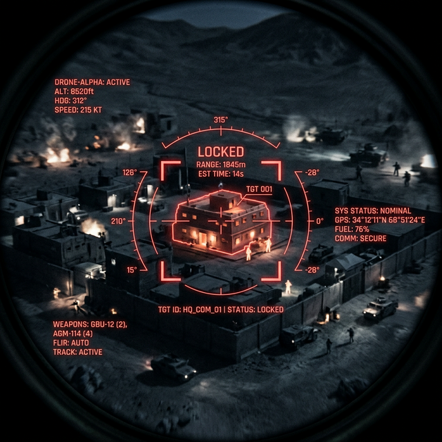 Terminal guidance click-and-forget targeting system